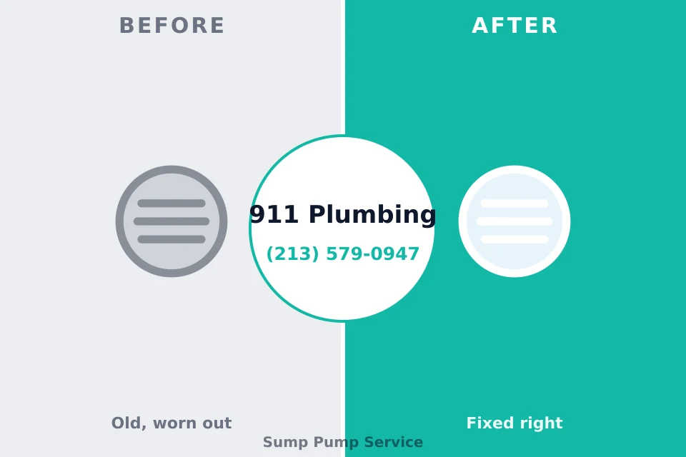 Before and after: plumbing company Lexington Park, MD